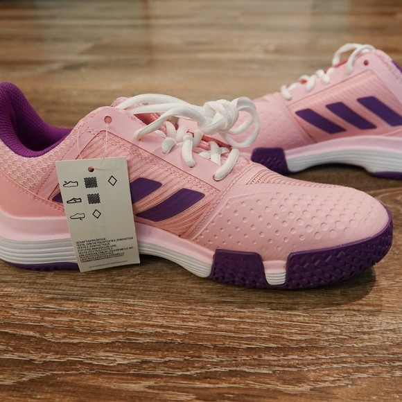 Adidas Women's Athletic Shoes NEW Pink & Purple 7.5 - Picture 2 of 3